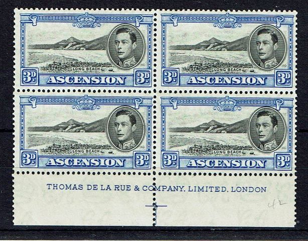 Image of Ascension SG 42 UMM British Commonwealth Stamp